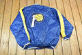 Vintage 1990s Indiana Pacers NBA Hardwood Classics Puffer Bomber Basketball Warm Up Jacket