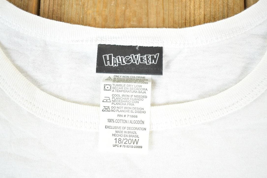 Vintage 90s Halloween Cartoon T-Shirt - Good And Scary - Mens L