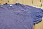 Vintage 1990s Hanes Blank Pocket T-Shirt Men's 2XL