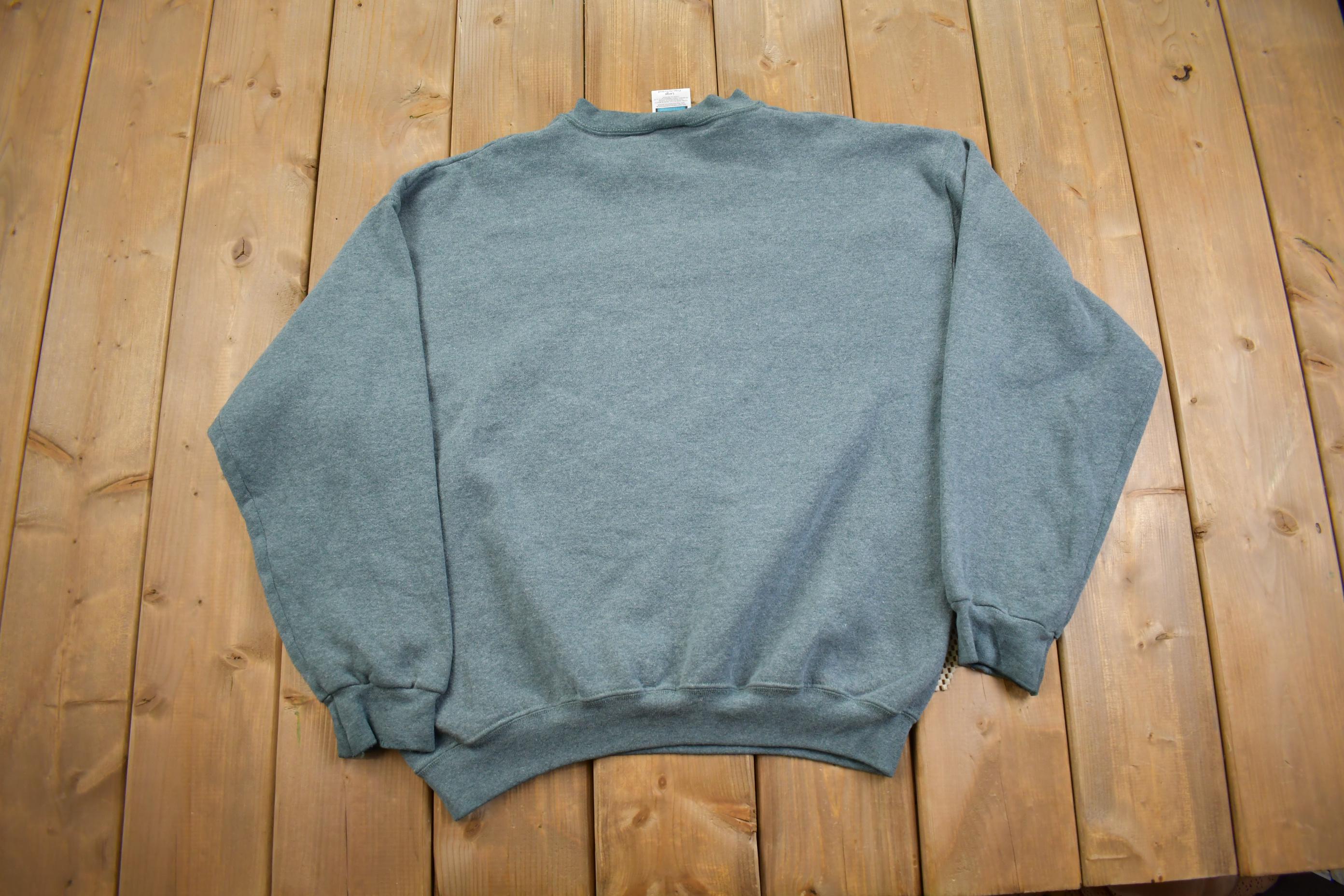 Vintage 1990s Cocoa Beach Pier Florida Souvenir Crewneck Sweatshirt - Large