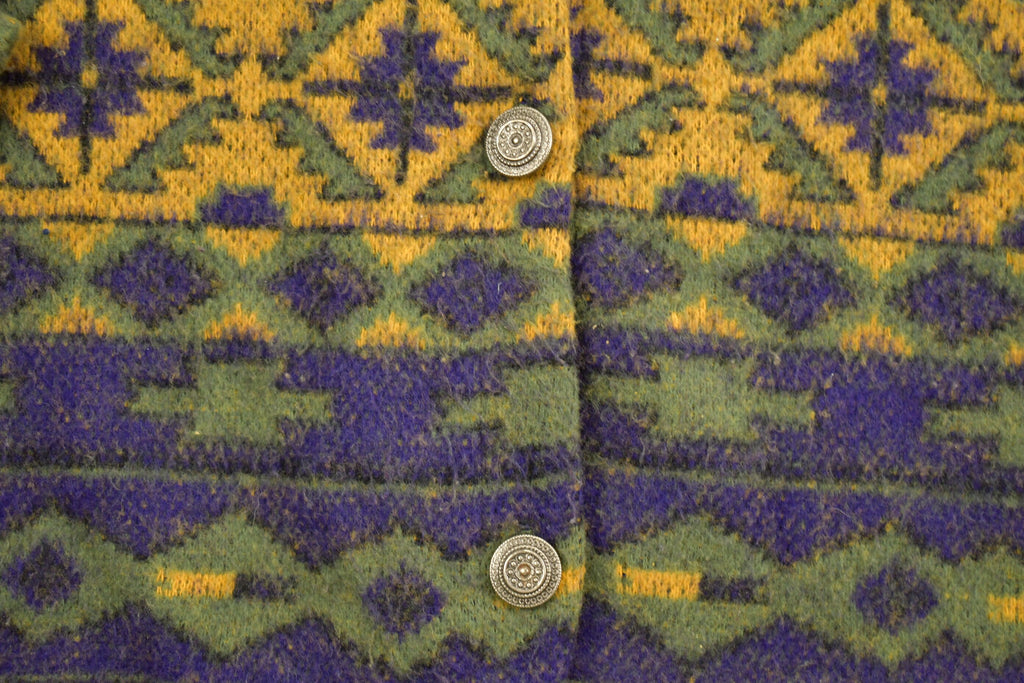Vintage 1980s Ashly Brent Knitted Cardigan
