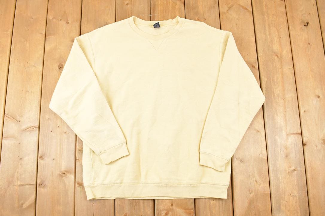 Vintage 1990s Lands End Knit Crewneck Sweater Womens L