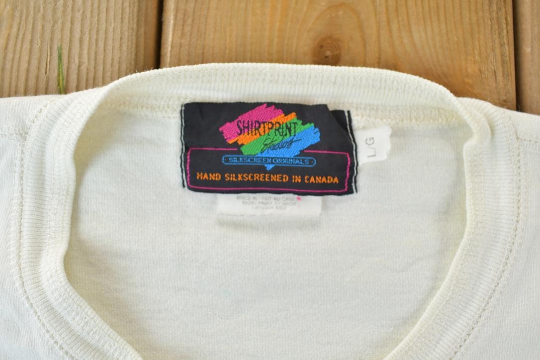 Vintage 1990s Whistler Blackcomb Golfing Souvenir T-Shirt