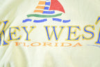 Vintage 1980s Key West Florida Crewneck Sweatshirt Mens L