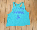 Vintage 1990s Nautical Theme Of The Loom Tank Top Made In USA