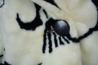 Vintage 1980s Donny Brook Abstract Art Face Graphic Over Coat