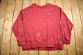 Vintage Nike Embroidered Mini Swoosh Raglan Crewneck Sweatshirt