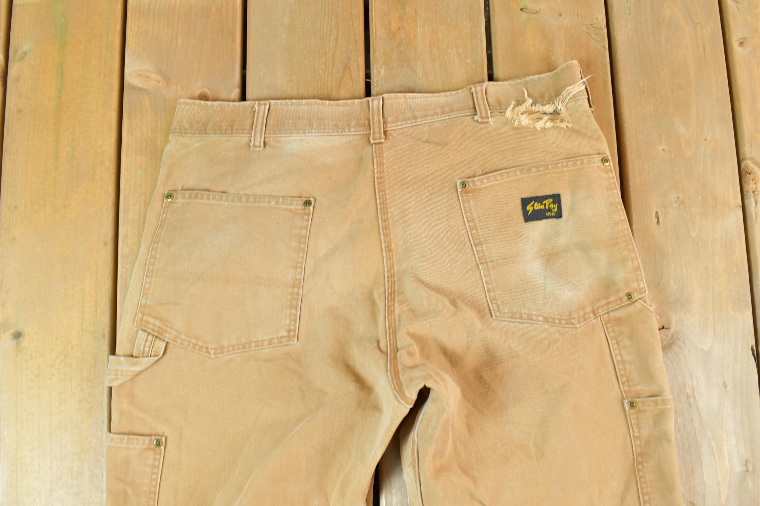 Vintage 1990s Stan Ray Double Knee Work Pants Size 38 x 31
