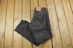 Vintage 1990s Levi's 505 Red Tab Black Jeans Size 33 x 30