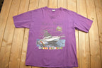 Vintage 1990s Key West Florida Sail Boat Souvenir T Shirt