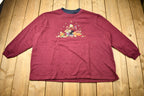 Vintage 1990s Thanks Giving Theme Crewneck Sweatshirt