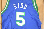 Vintage 1990s Champion Dallas Mavericks Jason Kidd NBA Jersey Youth L