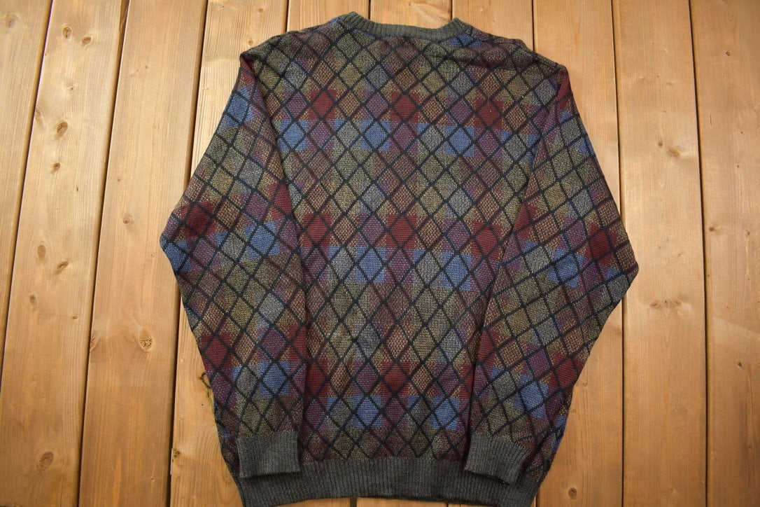 Vintage 1990s Natural Issue Knit Crewneck Sweater