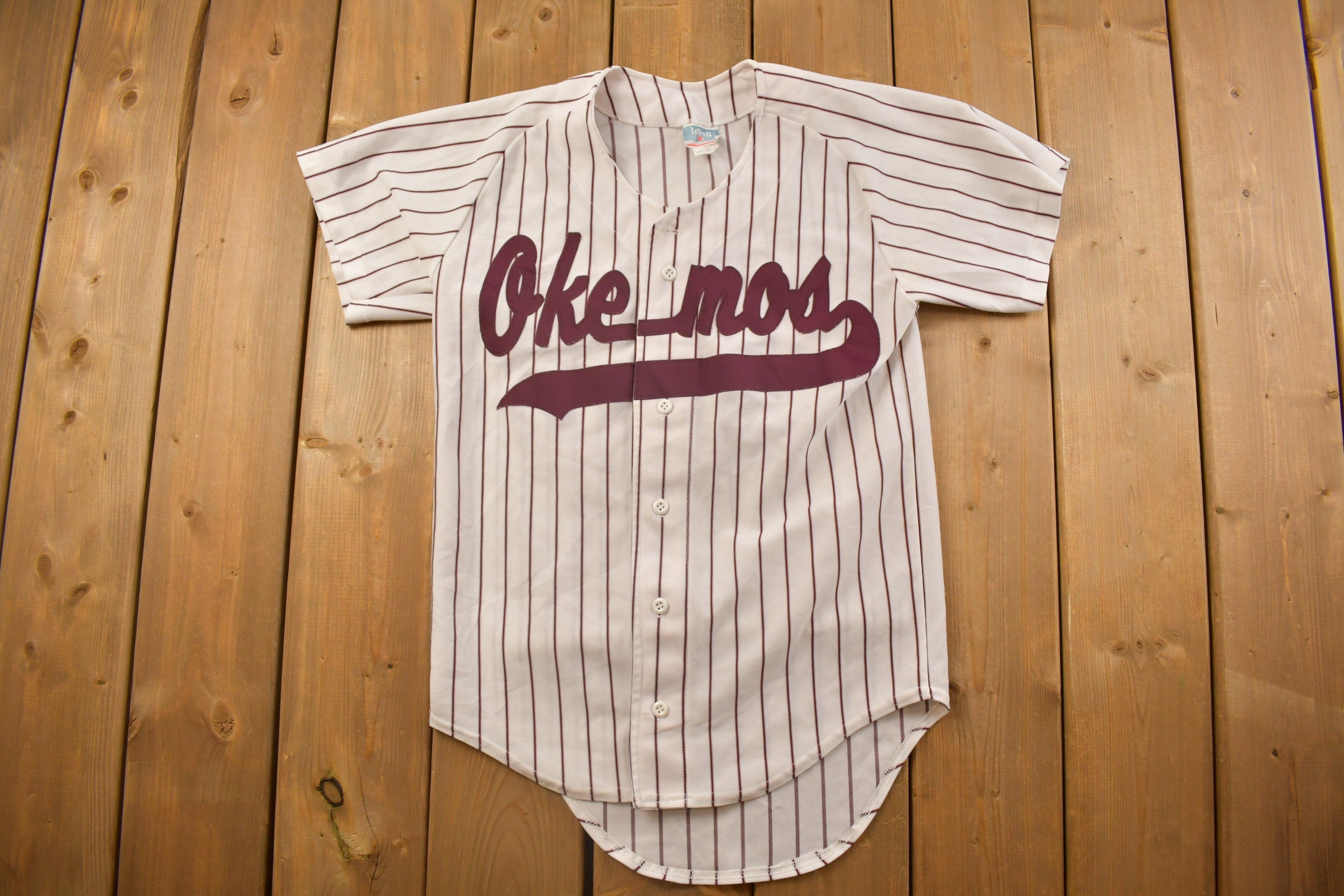 Vintage 1990s Okemos Highschool Baseball Jersey Made In USA