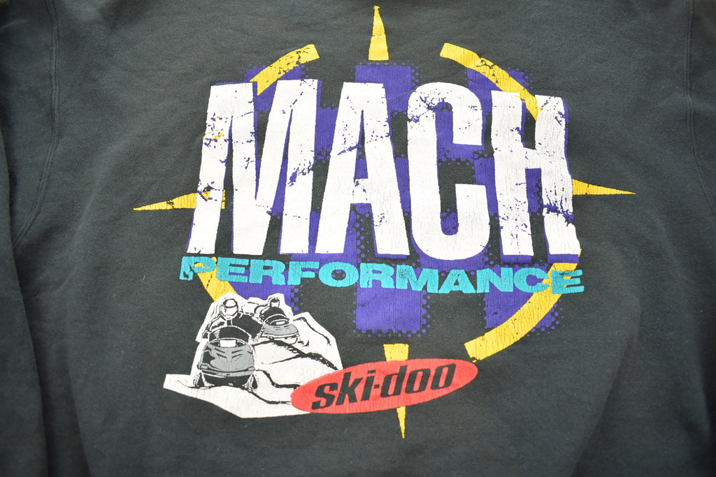Vintage 1990s Ski Doo Mach Performance Mock Neck Crewneck
