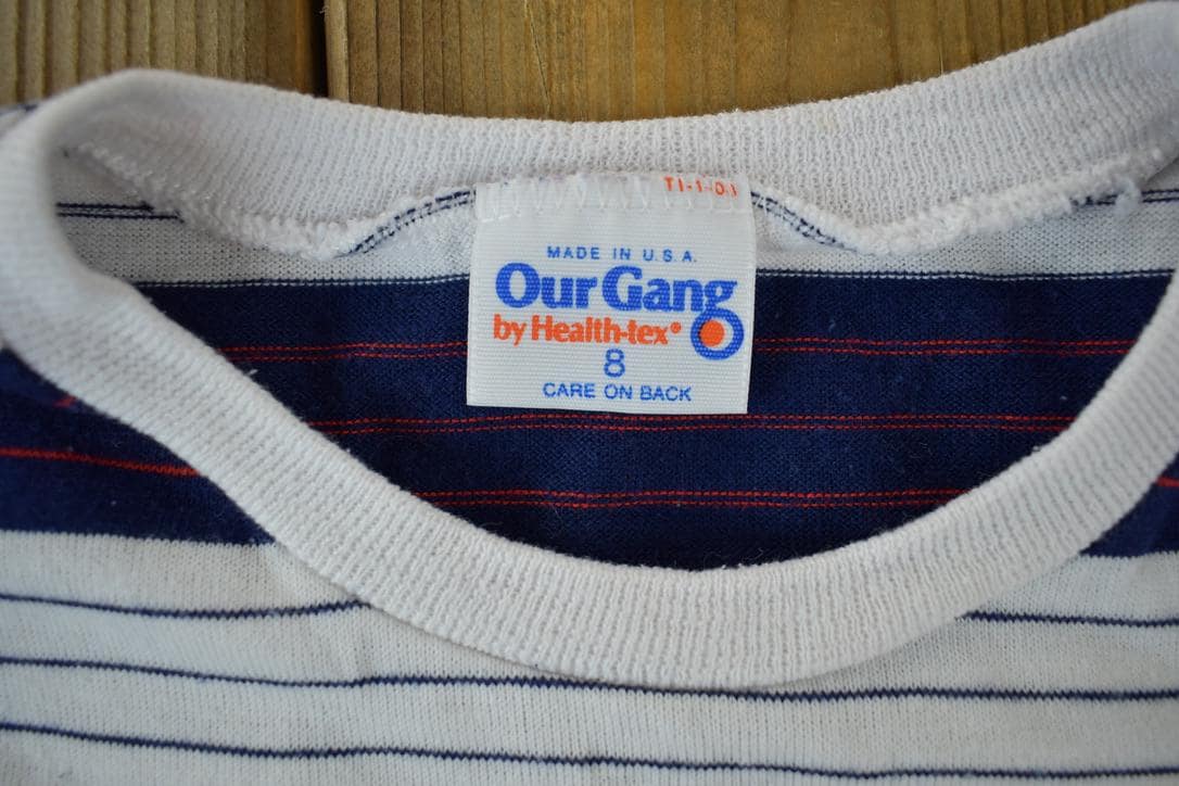 Vintage 1990s Our Gang Youth Striped T-Shirt