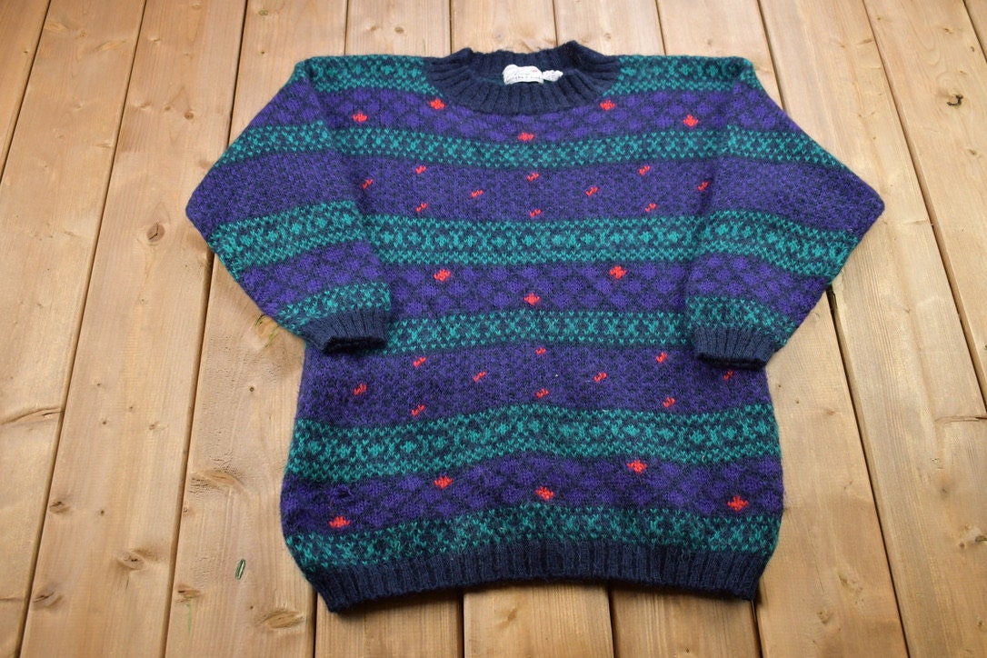 Vintage 1990s Christopher & Banks Knitted Crewneck Sweater