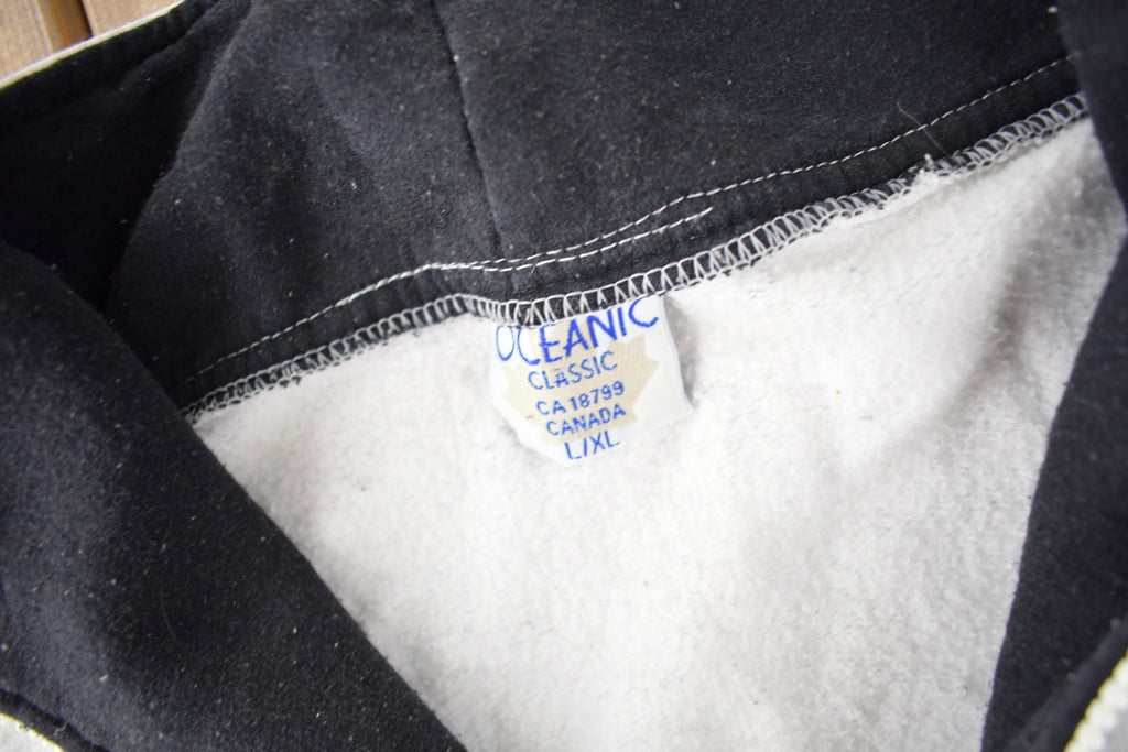 Vintage 1980s Canada Souvenir Quarter Zip Sweatshirt Made in Canada