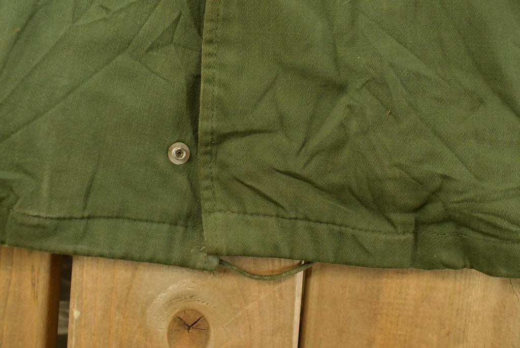 Vintage 1980s M-65 Military Cold Weather Field Coat Men's Large