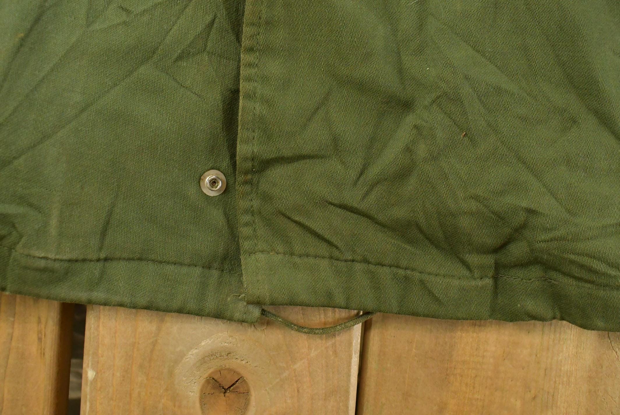 Vintage 1980s M-65 Military Cold Weather Field Coat Men's Large