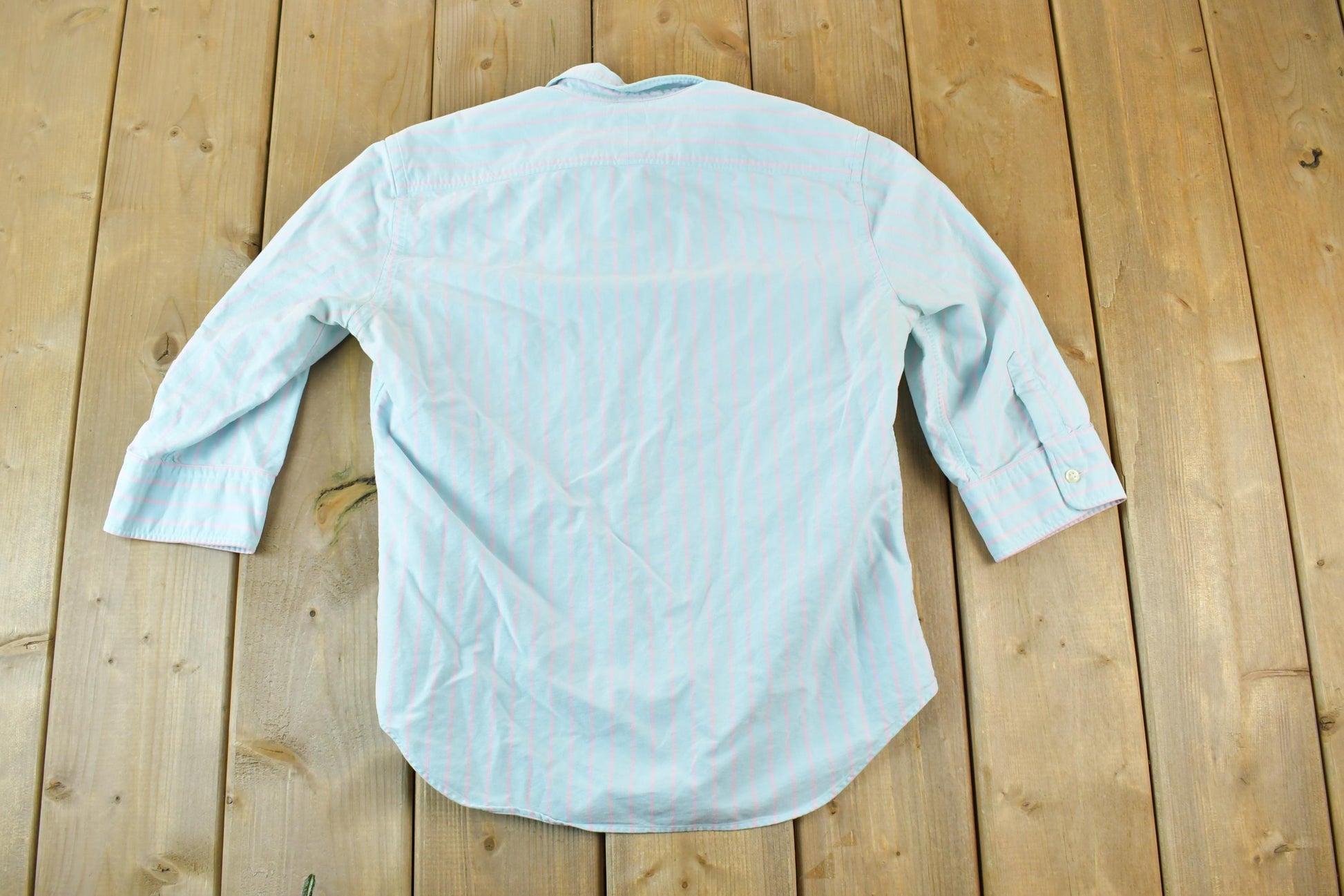 Vintage 1990s Ralph Lauren Sport Striped Button Up Shirt