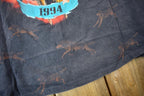 Vintage 1994 Sturgis Black Hills Rally 3D Emblem All Over Print Wolf Graphic Shirt