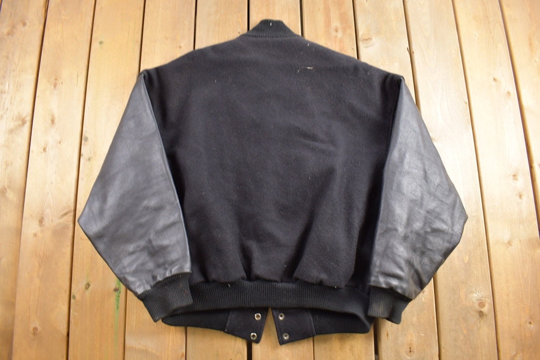 Vintage 1998 There's Something About Mary Leather Varsity Jacket