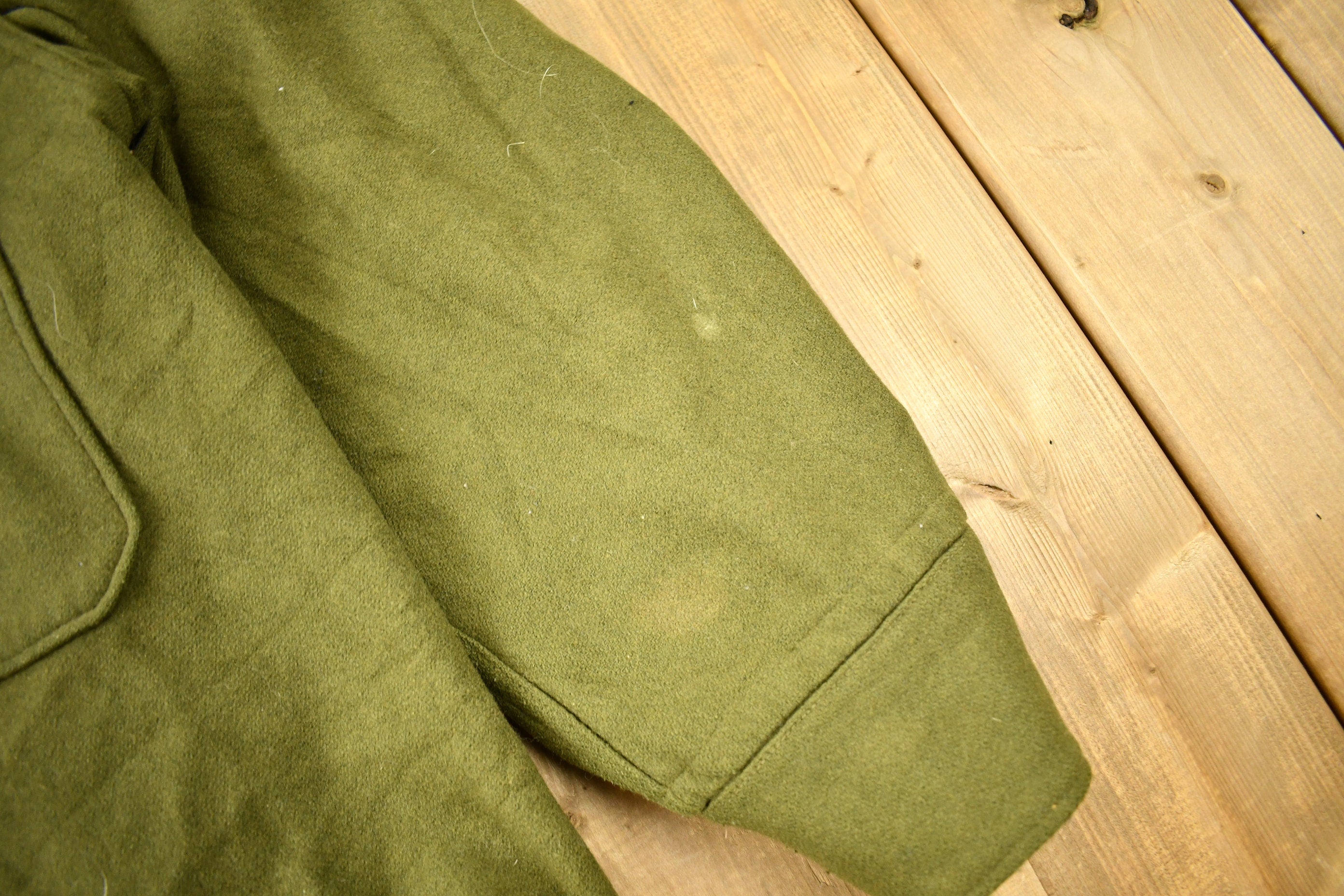 Vintage Military Button Up Shirt