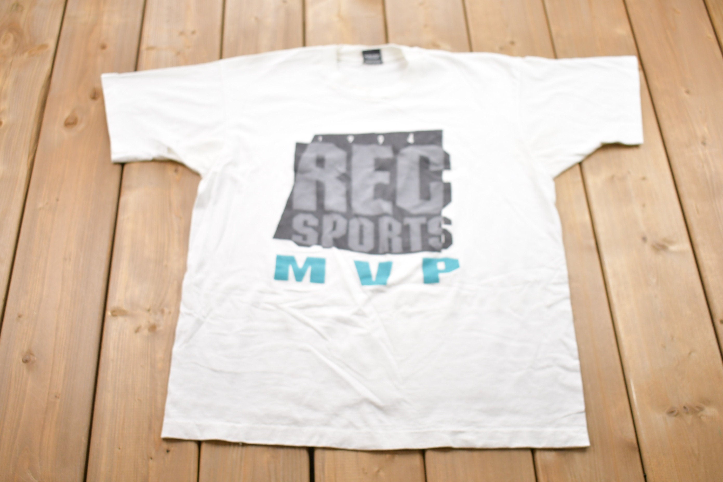Vintage 1994 Rec Sports MVP Graphic T-Shirt