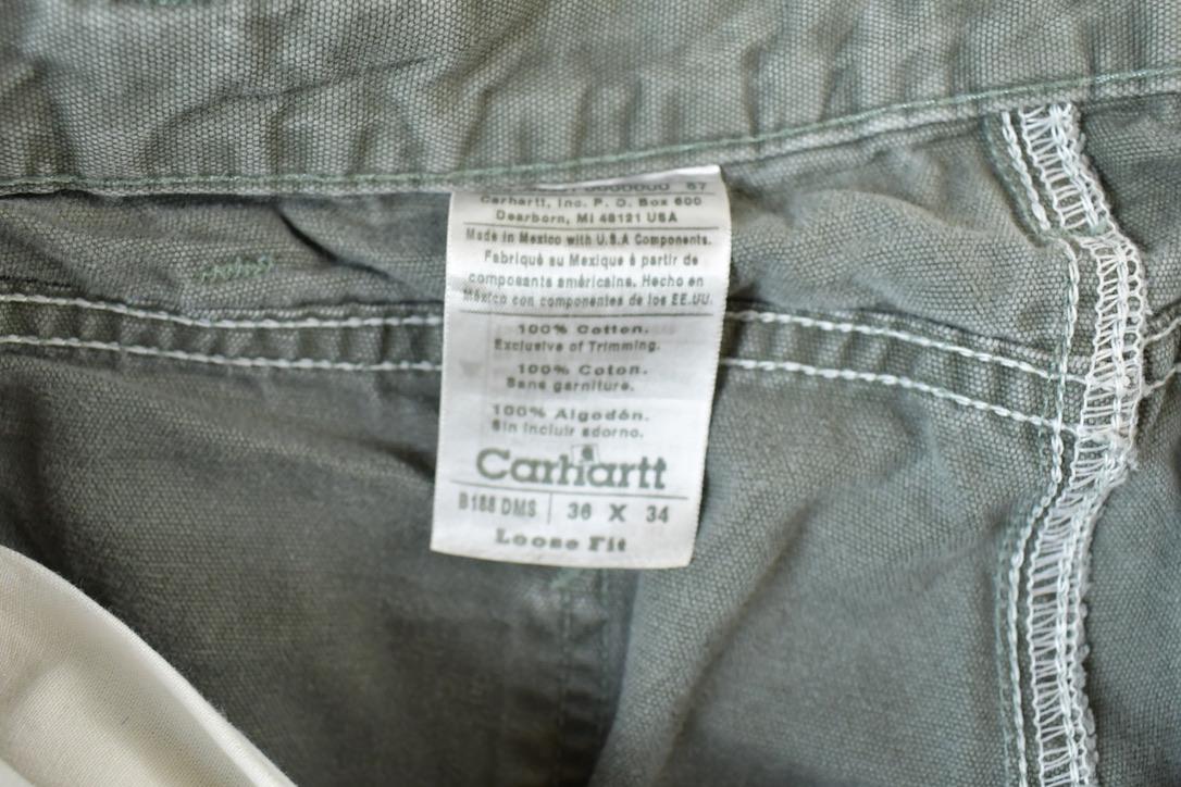 Vintage 1990s Carhartt Double Knee Work Pants Size 36 x 34