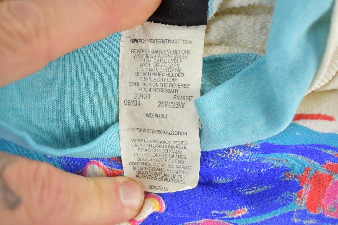 Vintage 1990s Disney Crewneck Mens M / Made In USA / Vintage Sweatshirt / Vintage Disney / Mickey / Embroidered Disney Sweater