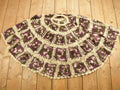 Vintage Crochet Knitted Button Up Poncho