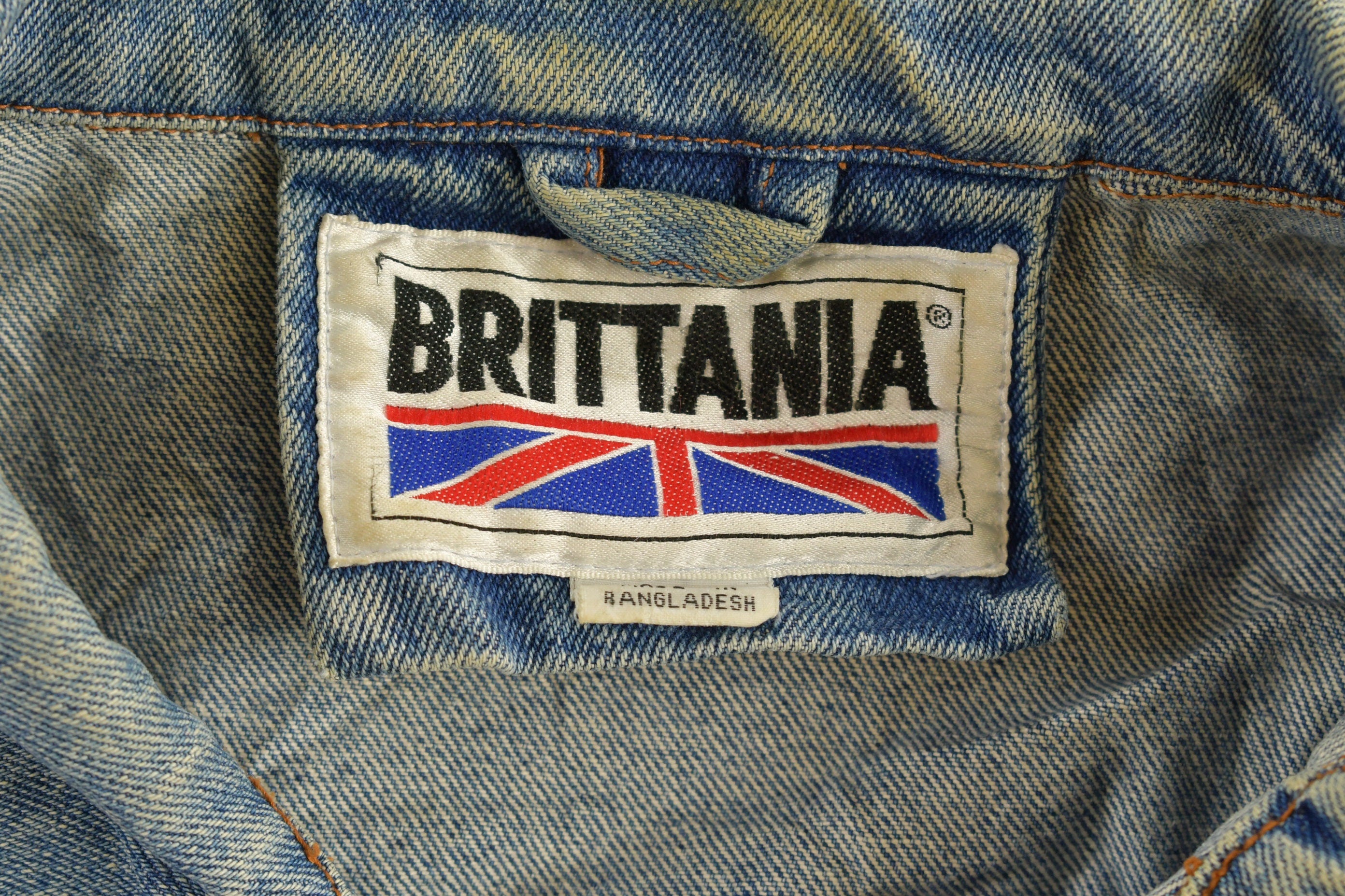 Vintage 1990s Brittania Outerwear Denim Jacket