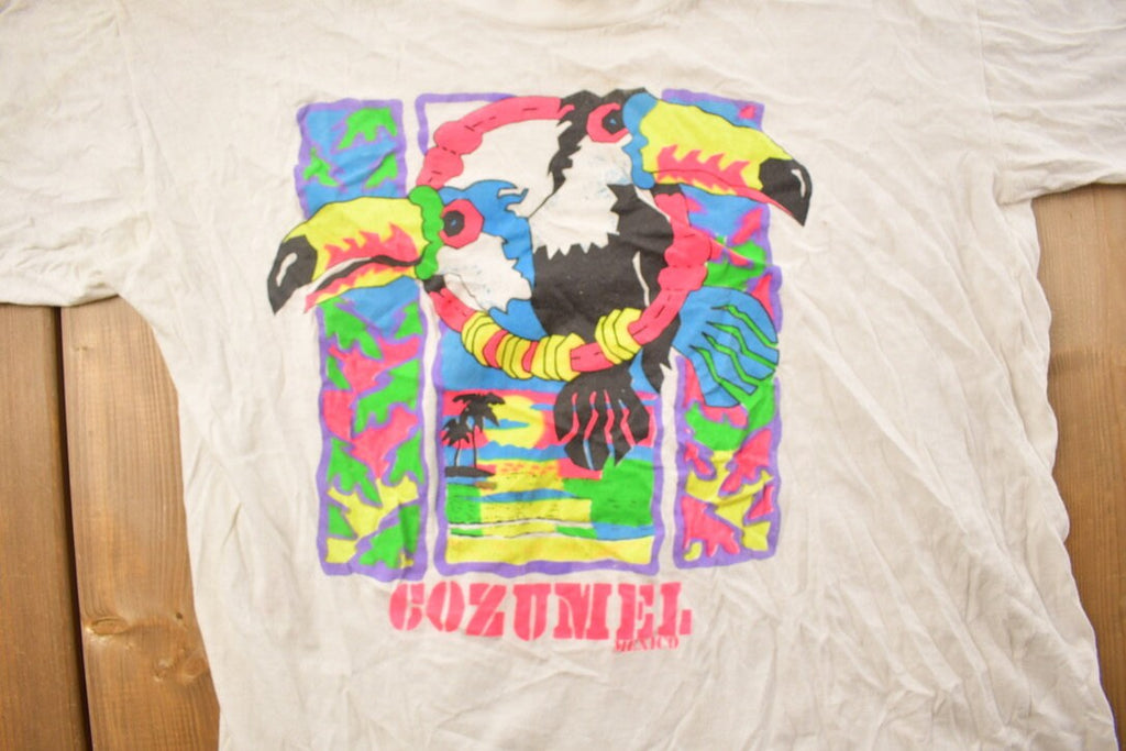 Vintage 1990s Cozumel Mexico Travel T-Shirt