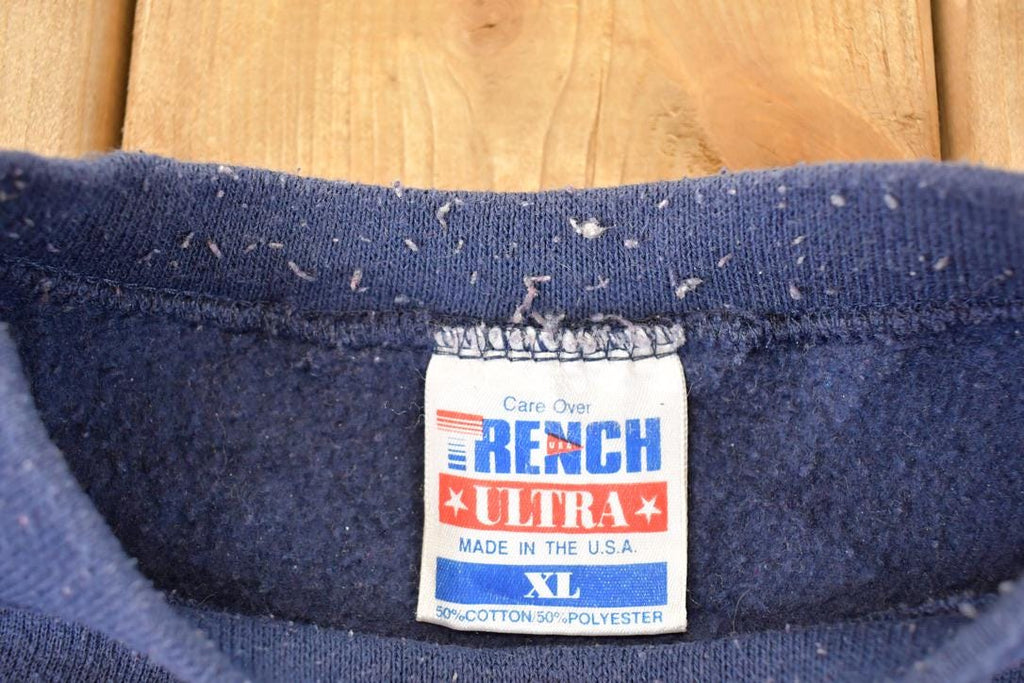 Vintage 1993 Dallas Cowboys Trench Ultra NFL Crewneck Sweatshirt Men's L