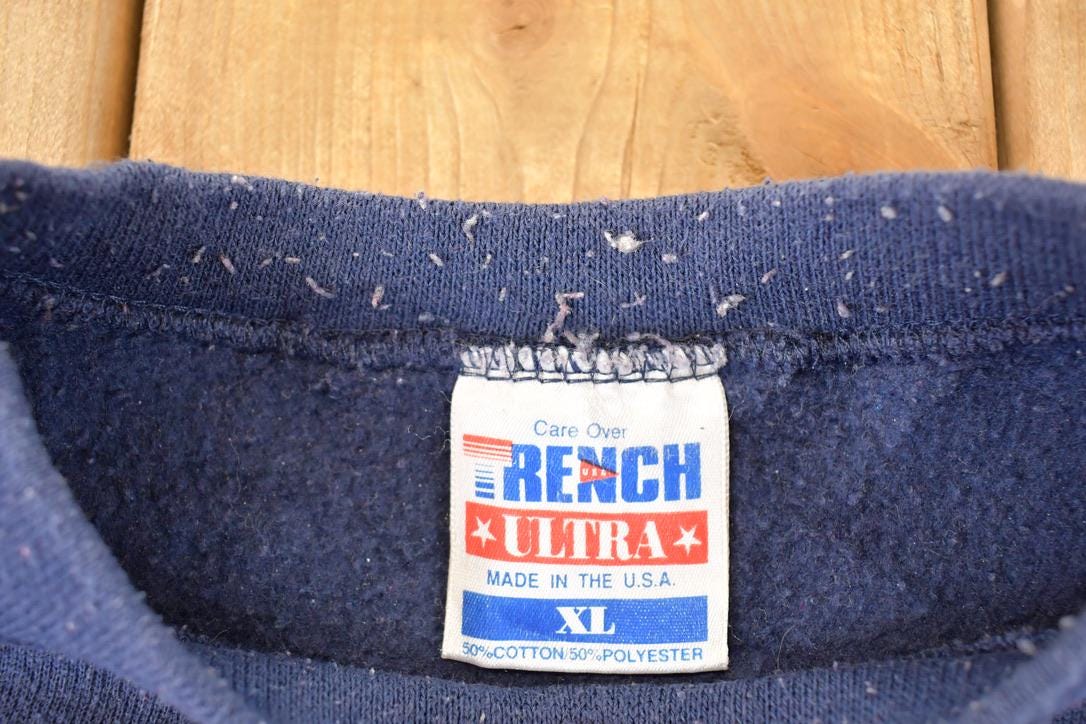 Vintage 1993 Dallas Cowboys Trench Ultra NFL Crewneck Sweatshirt Men's L