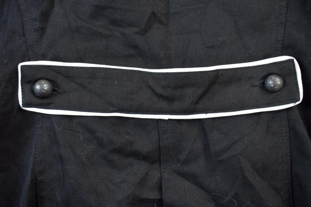 Vintage 2000s Tripp NYC Gothic Admiral Style Zipper Jacket