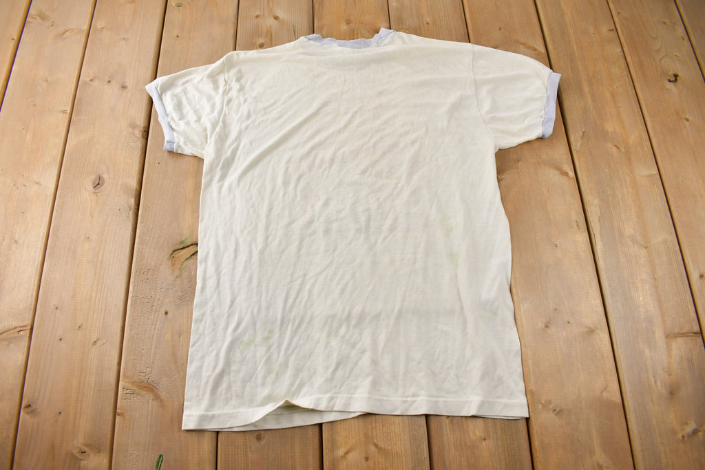 Vintage 1979 Eagle Summer Music Munderf PA Graphic Ringer T Shirt Made In USA