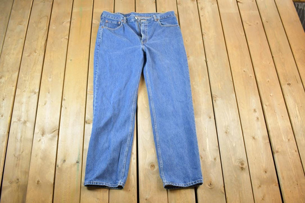 Vintage 1990s Levi Strauss Red Tab Denim Jeans Size 36 x 31 Made In USA