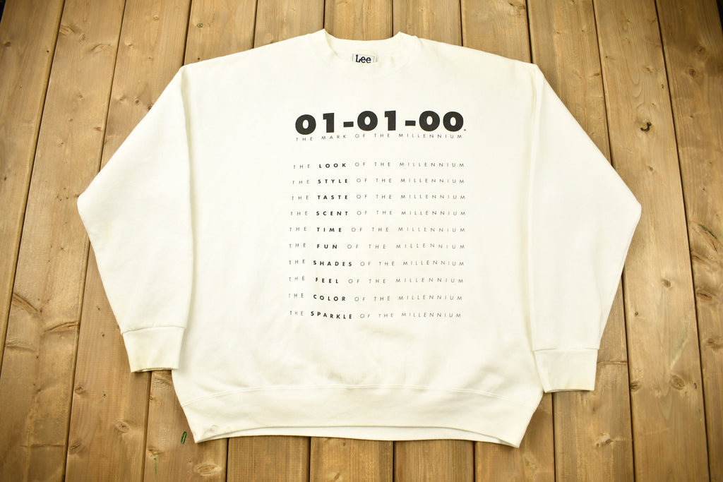 Vintage 2000 The Look Of The Millennium Crewneck Sweatshirt
