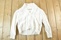 Vintage 1990s Eaton Cable Knit Abstract Pattern Crewneck Sweater Womens M  90s Crewneck  Preppy Knits  Wool Blend  Cotton Blend