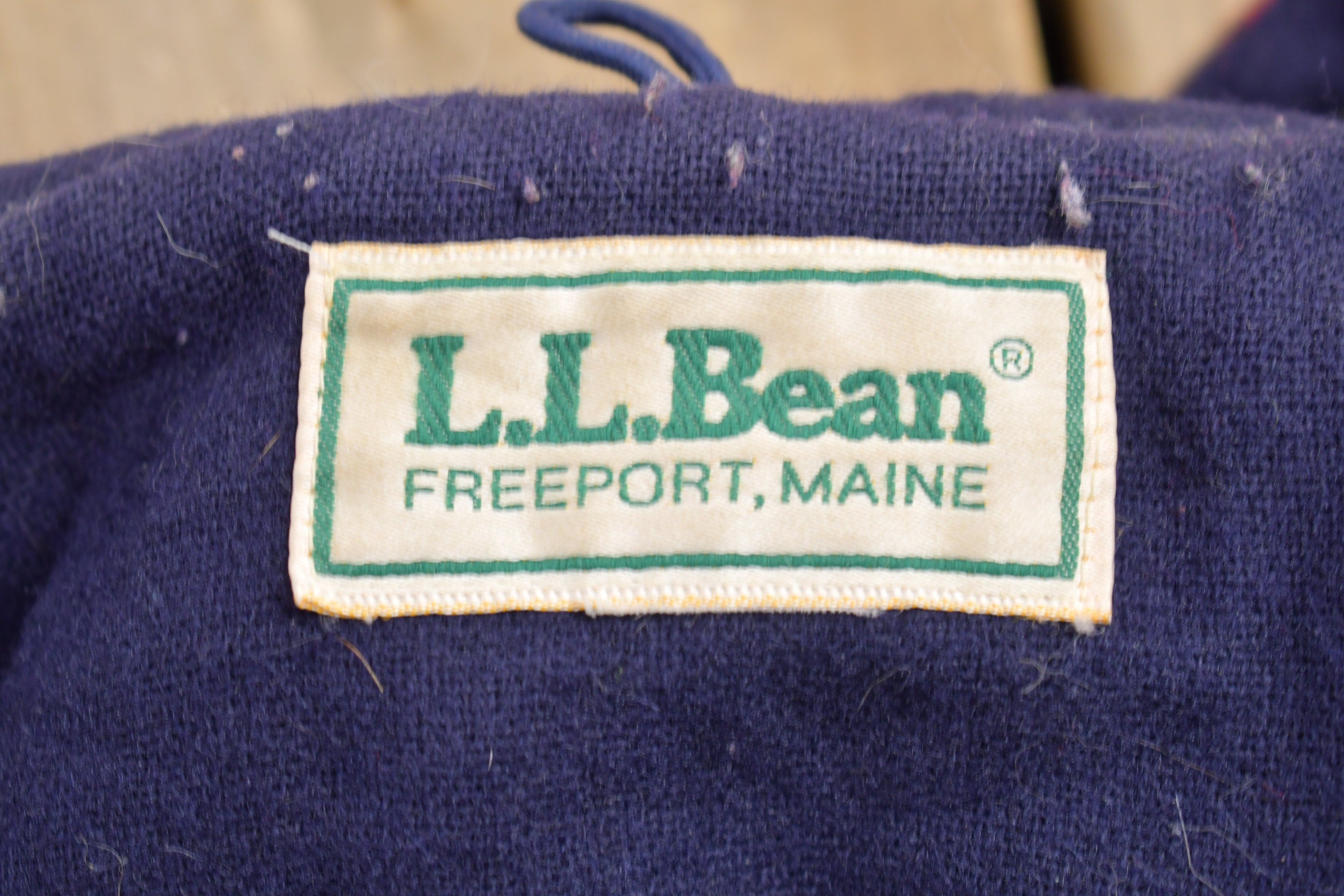 Vintage 1980s LL Bean Full Length Wool Jacket