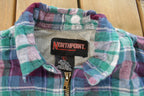 Vintage 1980s Northpoint Insulated Flannel Jacket Men's Large