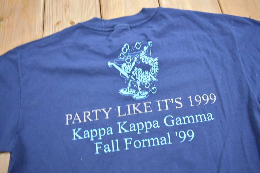 Vintage 1999 Kappa Kappa Gamma Fall Formal Graphic T Shirt