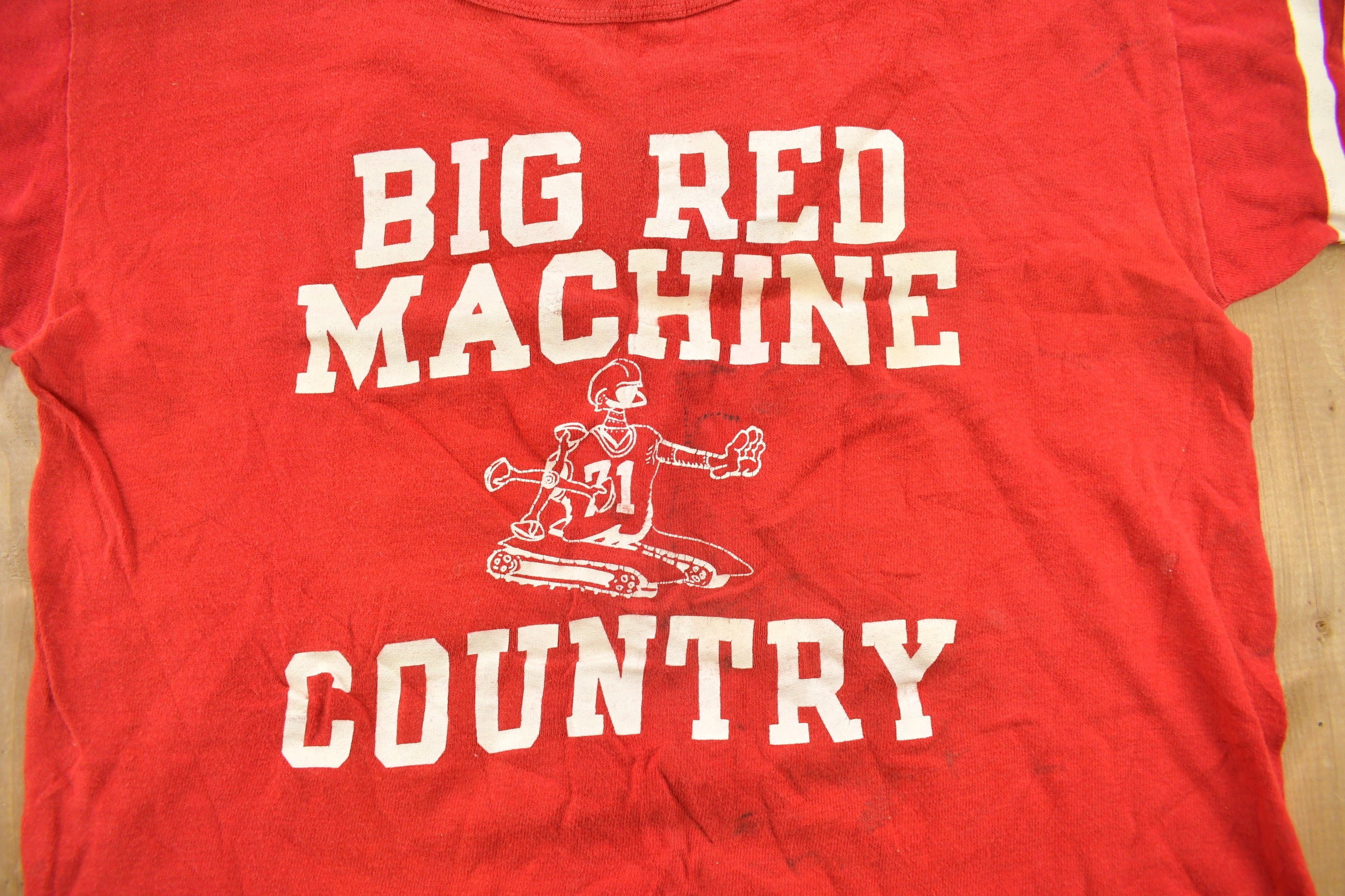 Vintage 1974 Big Red Machine Country Jersey Style Champion T Shirt