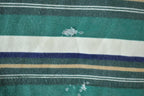 Vintage 1990s Towncraft Horizontal Striped Short Sleeve Henley Graphic T-Shirt