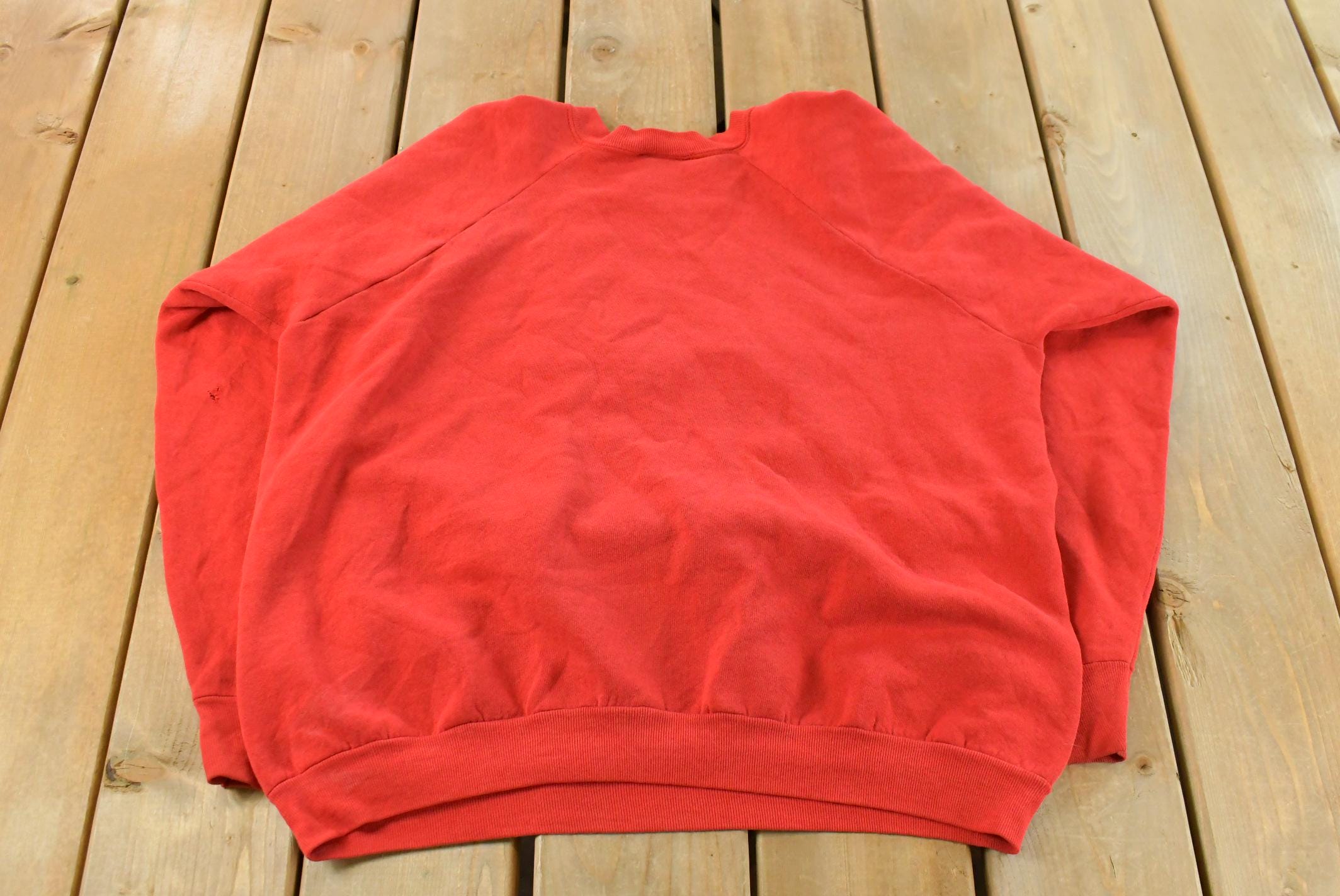Vintage 1990s Coca Cola Art Graphic Raglan Crewneck Sweatshirt Men's M