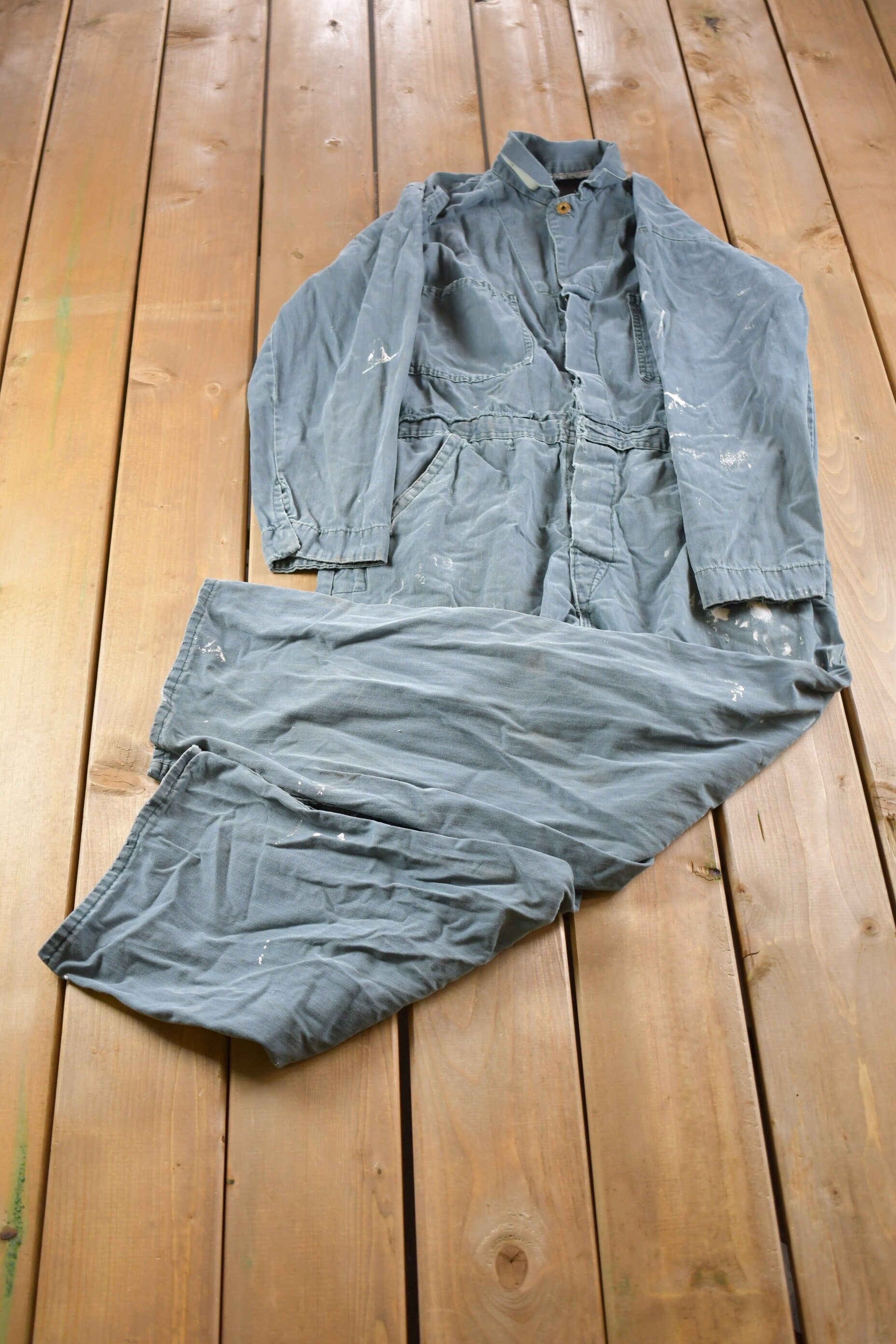 Vintage 1980s Stone Cutter Jumpsuit Size 44 Large