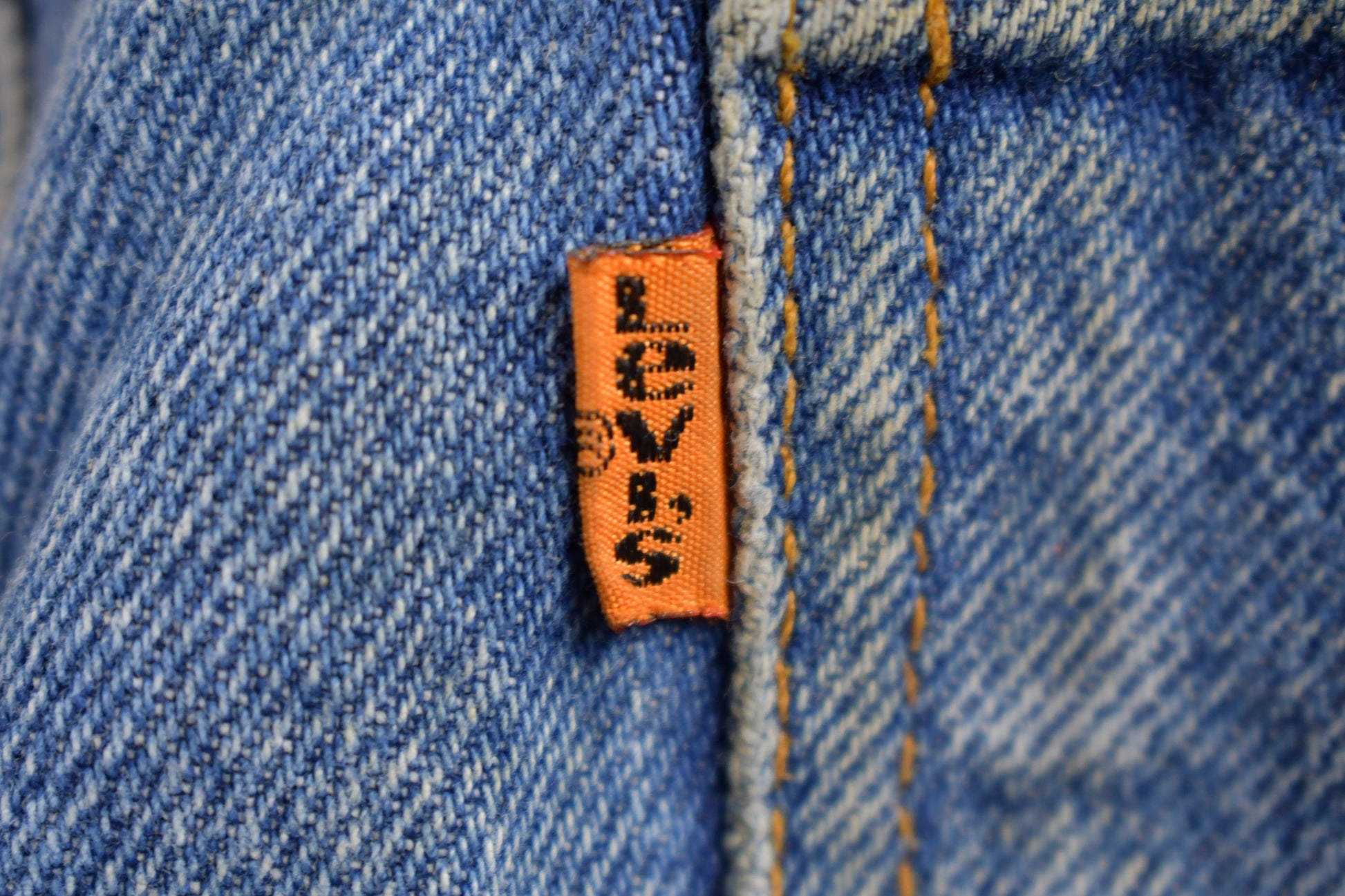 Vintage 1980s Levi's Orange Tab Jeans Size 32 x 31.5
