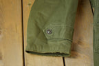 Vintage 1950S Military OG 107 Trench Coat with Liner